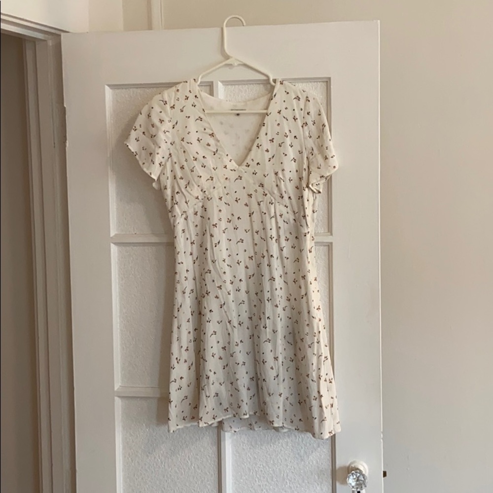 Black Swan Mini white floral dress